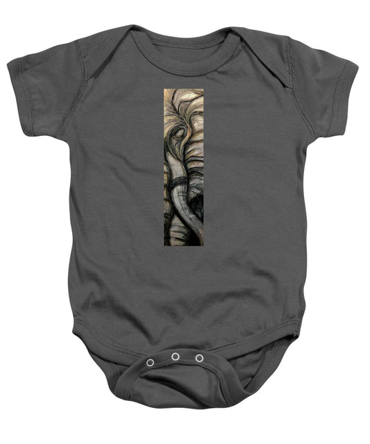 Elephant Half - Baby Onesie