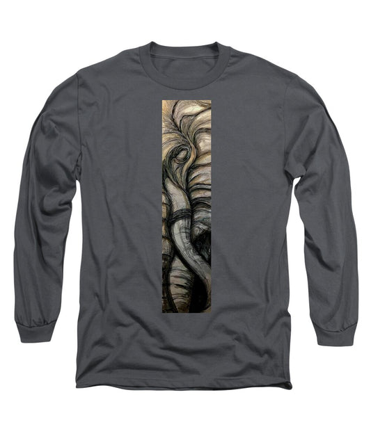 Elephant Half - Long Sleeve T-Shirt