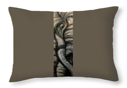 Elephant Half - Throw Pillow