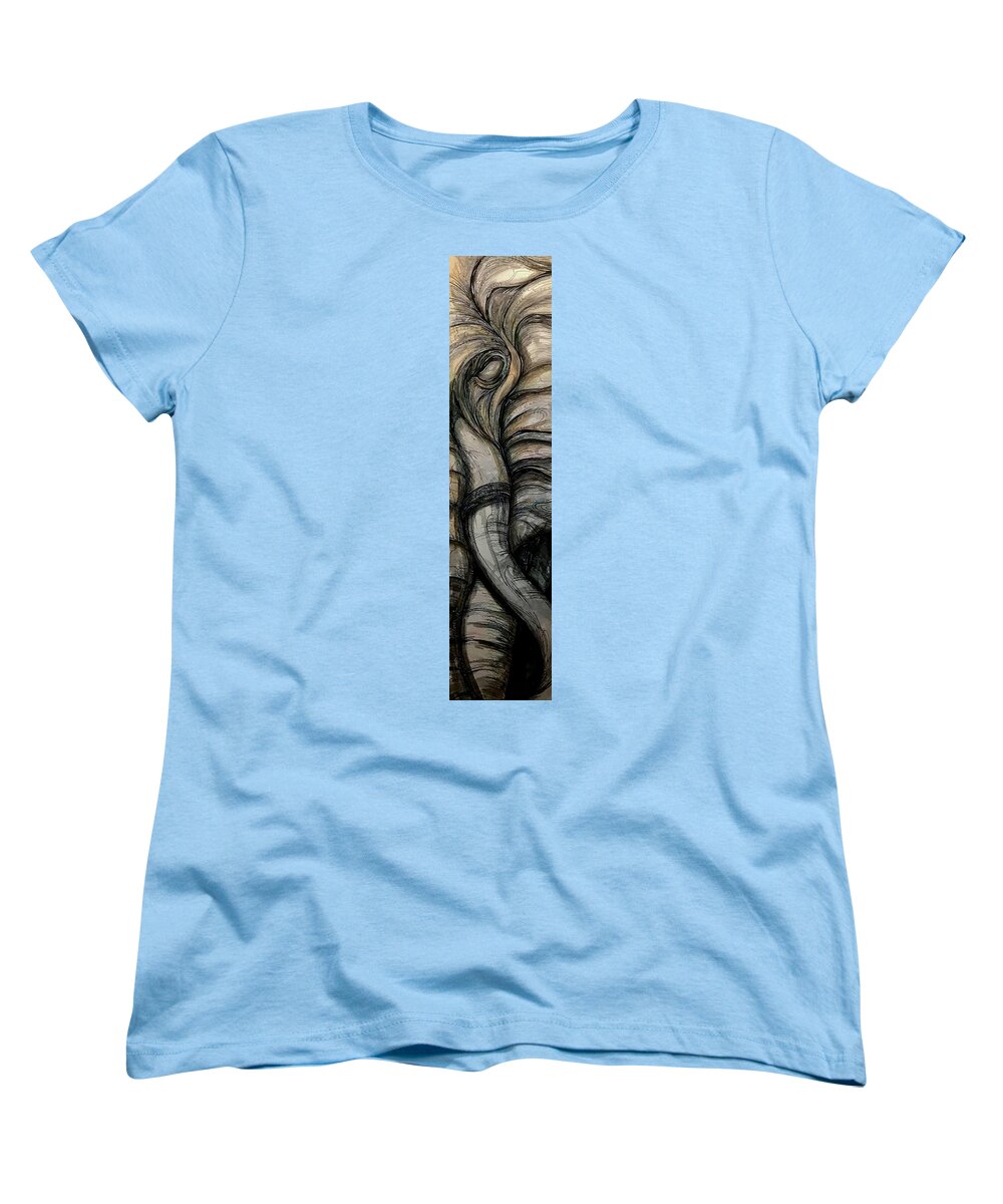 Elephant Half - Women's T-Shirt (Standard Fit)