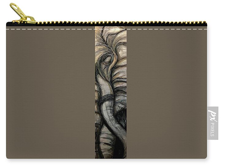 Elephant Half - Zip Pouch