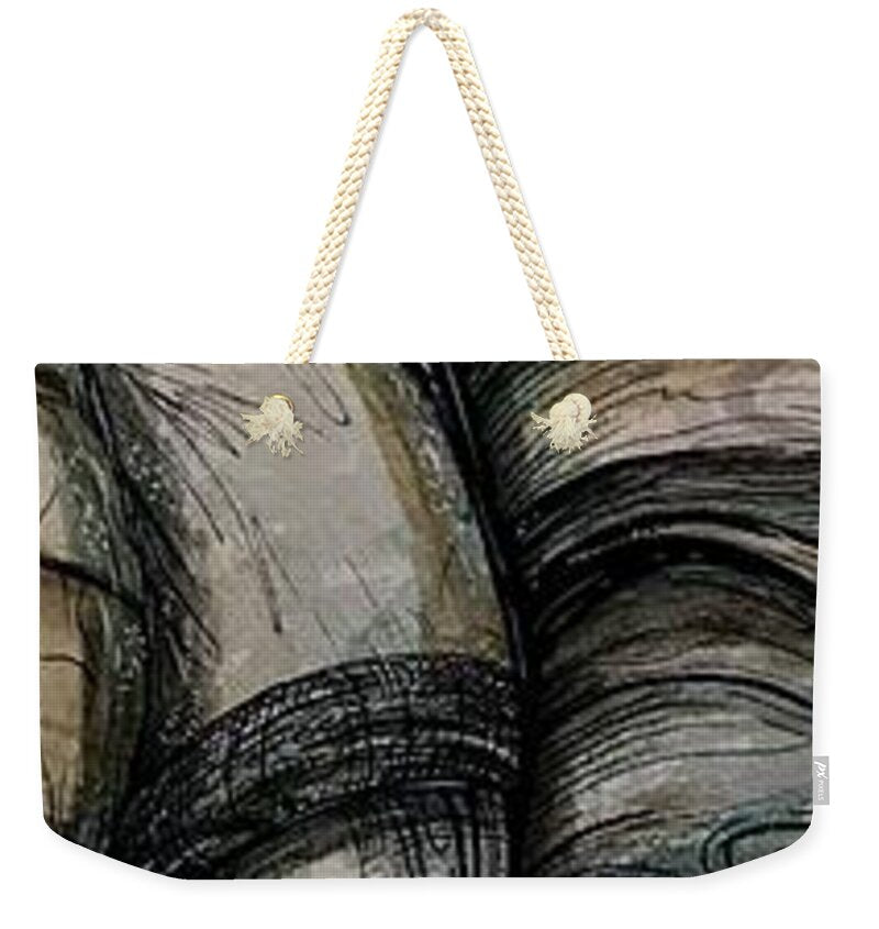 Elephant Half - Weekender Tote Bag