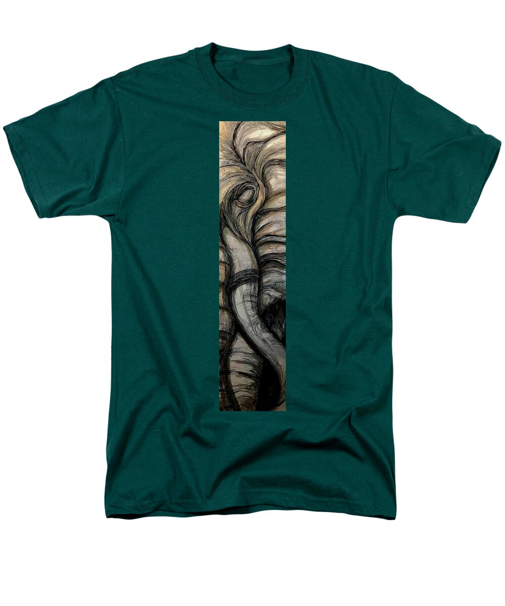 Elephant Half - Men's T-Shirt  (Regular Fit)