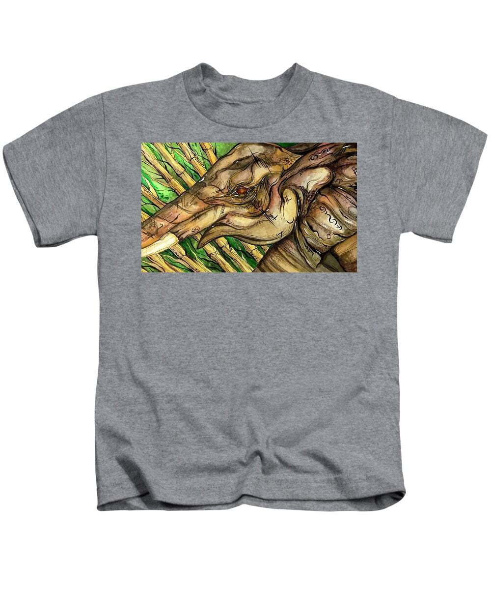 Elephant Run - Kids T-Shirt