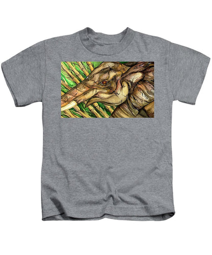 Elephant Run - Kids T-Shirt
