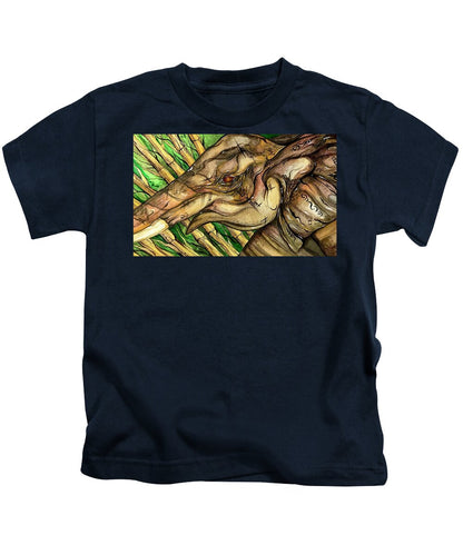 Elephant Run - Kids T-Shirt