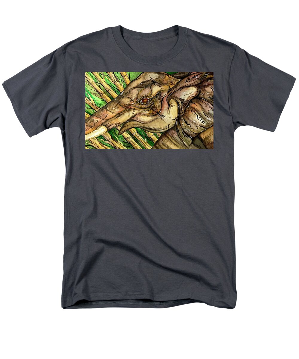 Elephant Run - Men's T-Shirt  (Regular Fit)