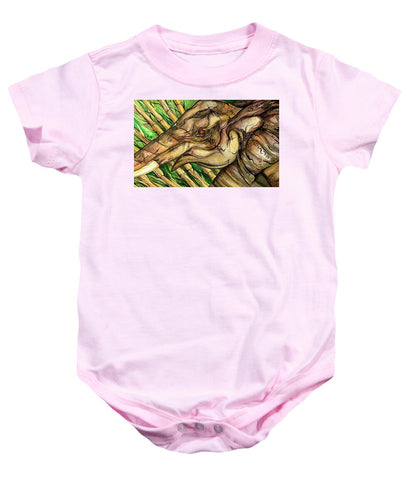 Elephant Run - Baby Onesie