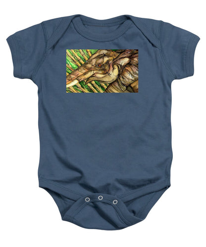 Elephant Run - Baby Onesie