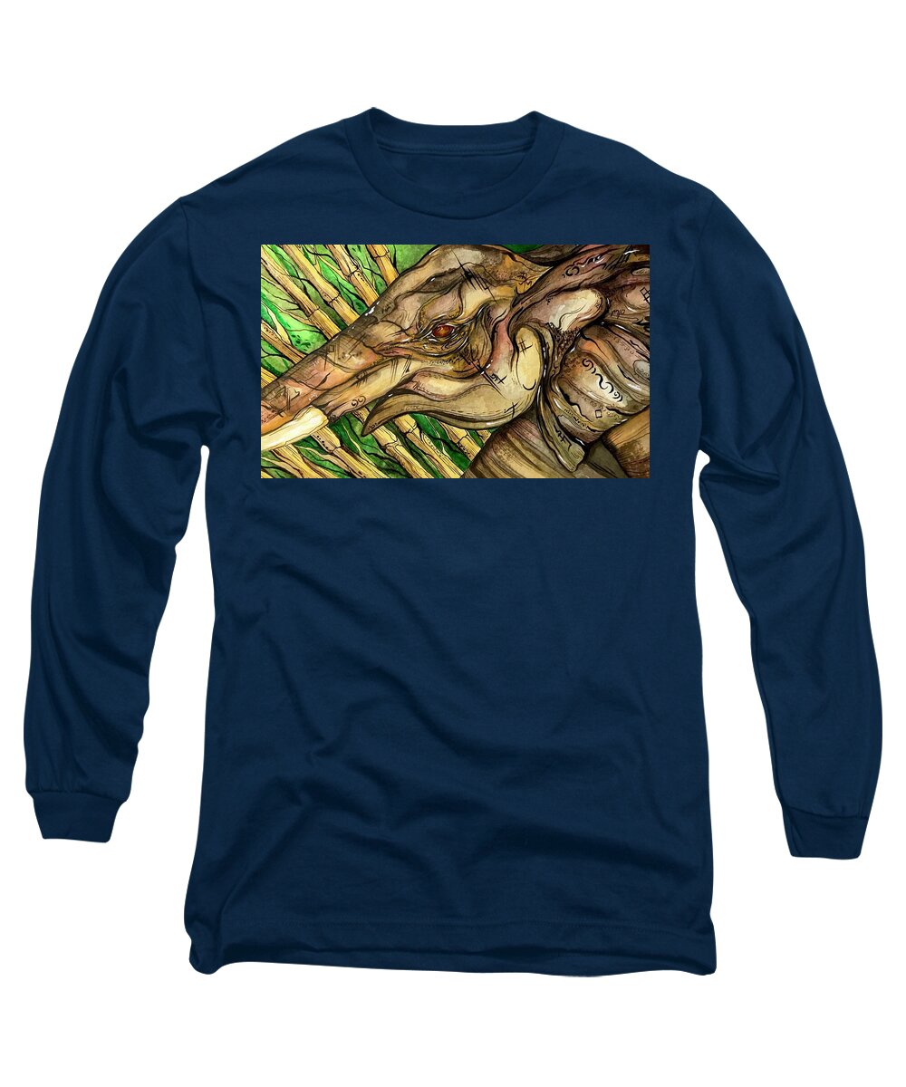 Elephant Run - Long Sleeve T-Shirt