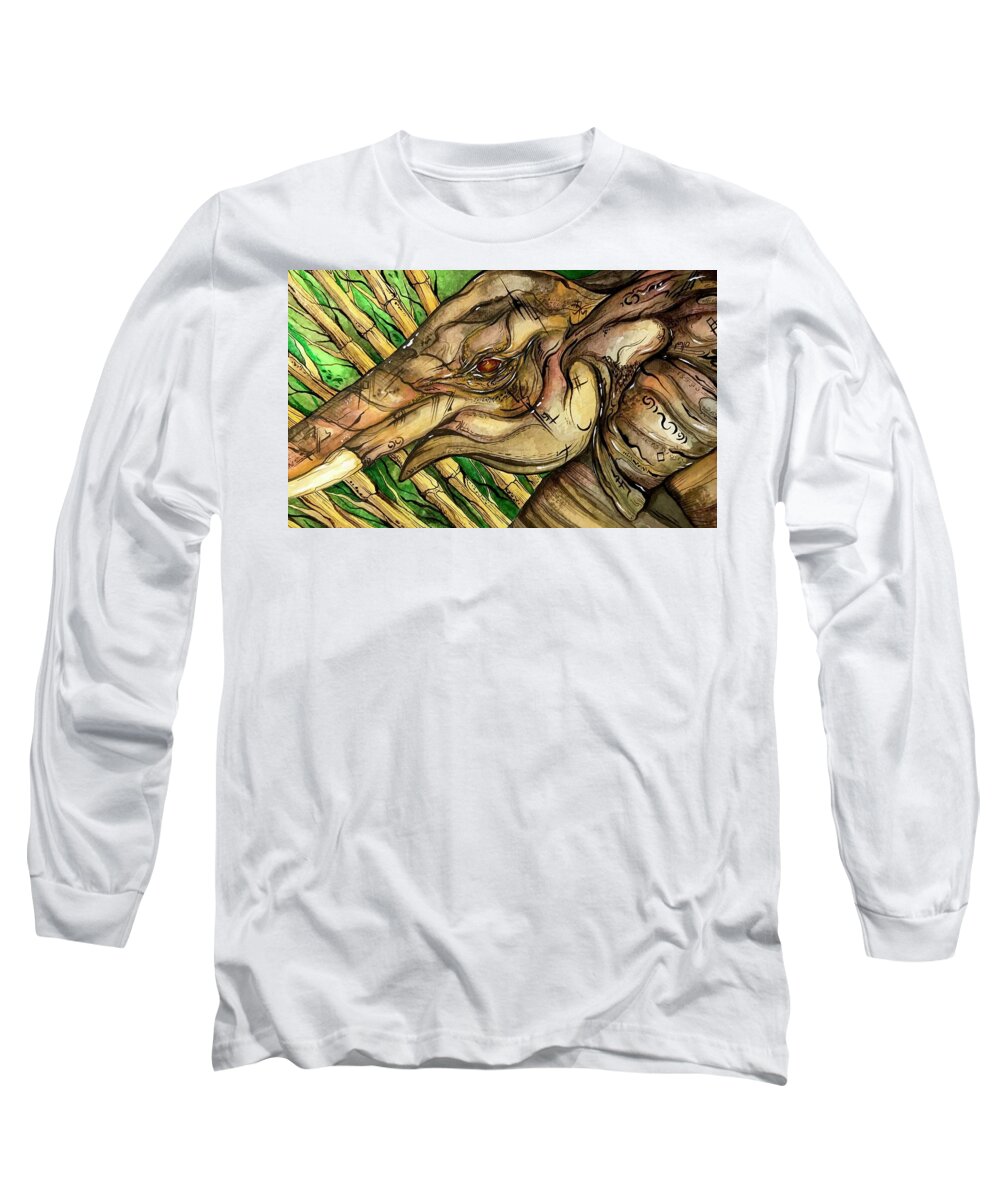 Elephant Run - Long Sleeve T-Shirt
