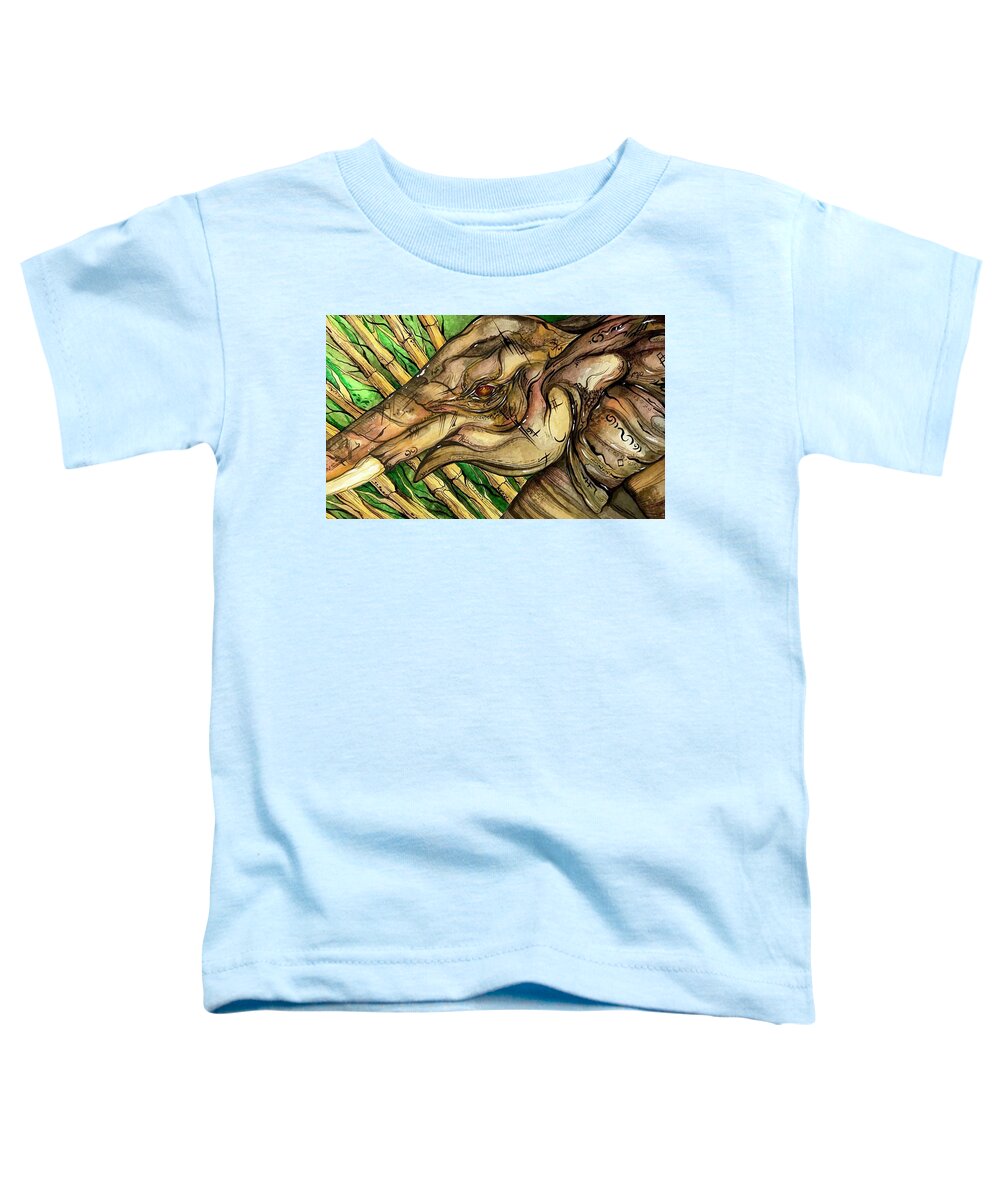 Elephant Run - Toddler T-Shirt