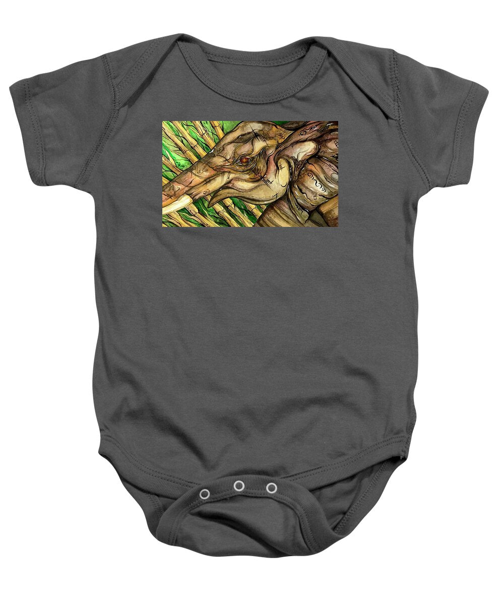 Elephant Run - Baby Onesie