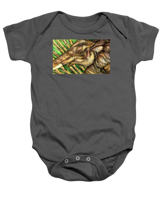 Elephant Run - Baby Onesie