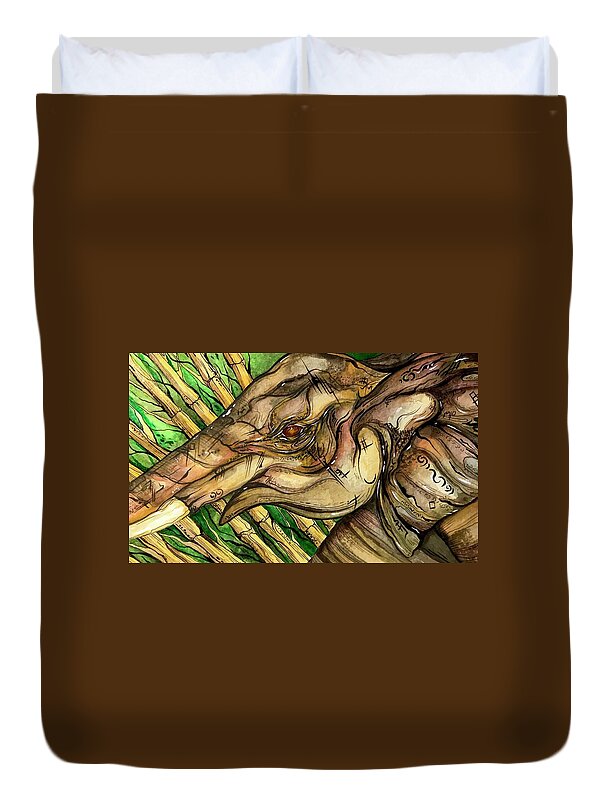 Elephant Run - Duvet Cover