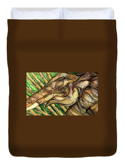 Elephant Run - Duvet Cover