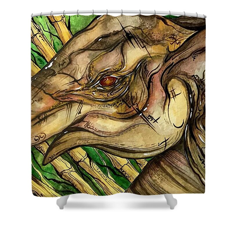 Elephant Run - Shower Curtain
