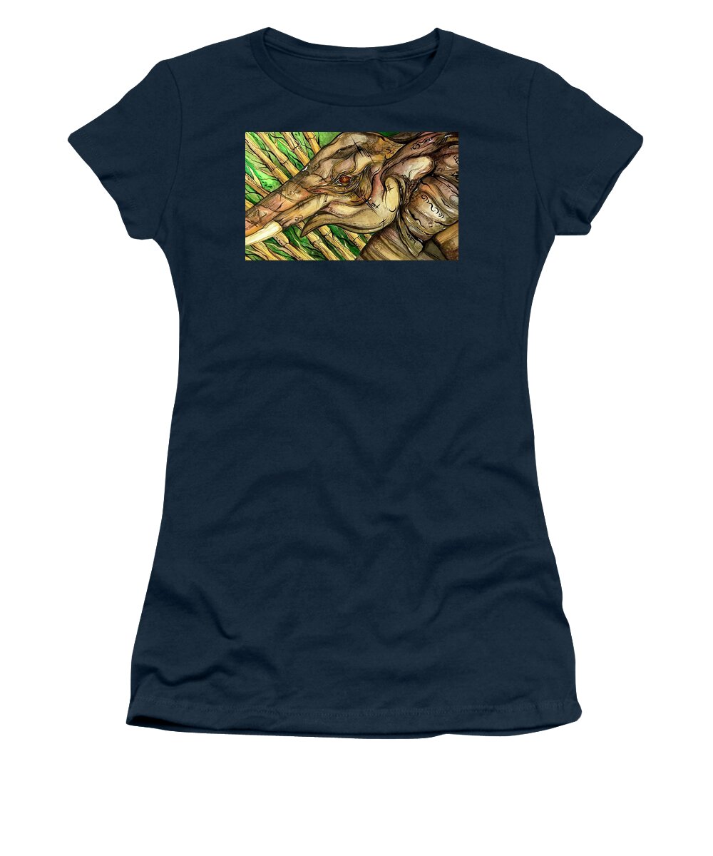 Elephant Run - Women's T-Shirt