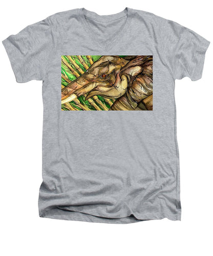 Elephant Run - Men's V-Neck T-Shirt