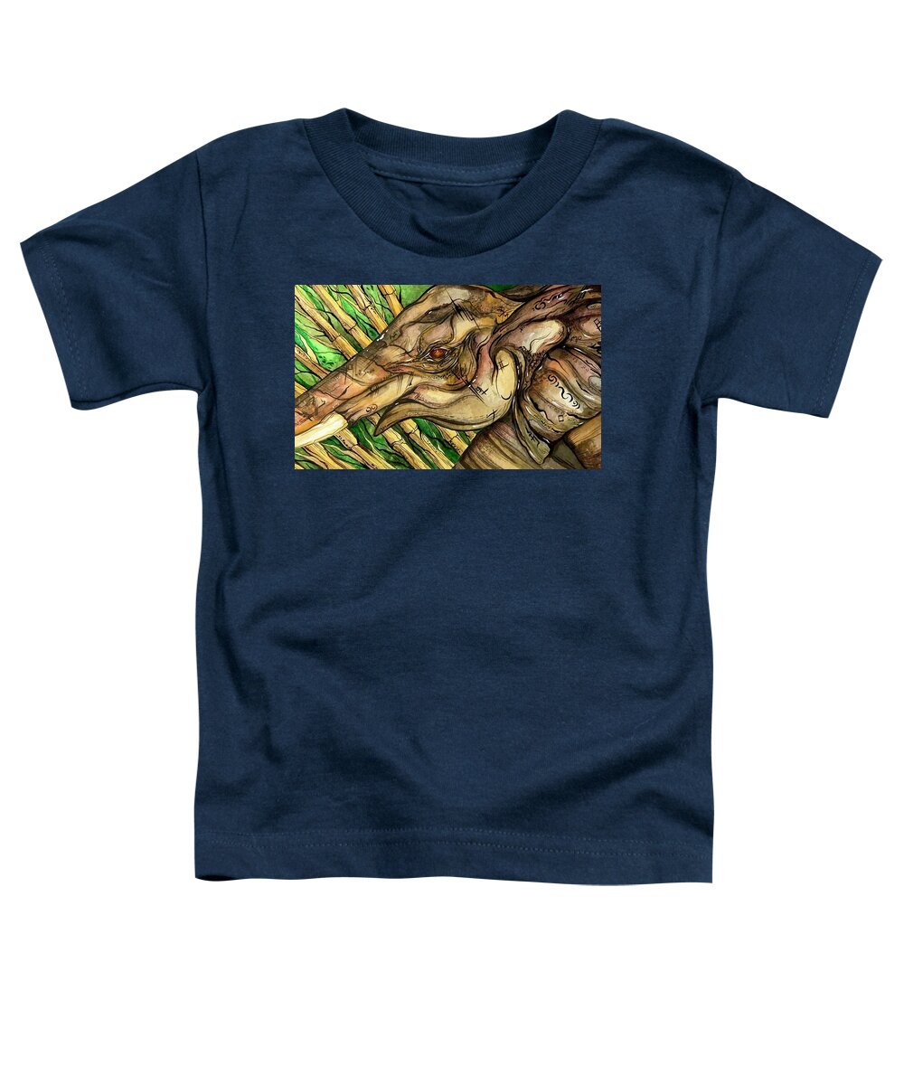 Elephant Run - Toddler T-Shirt