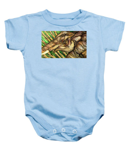 Elephant Run - Baby Onesie