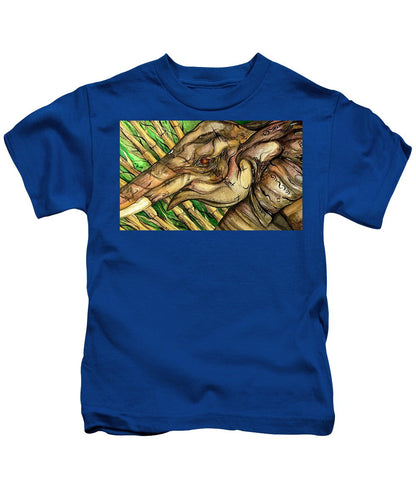 Elephant Run - Kids T-Shirt