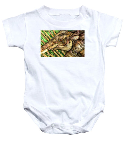 Elephant Run - Baby Onesie