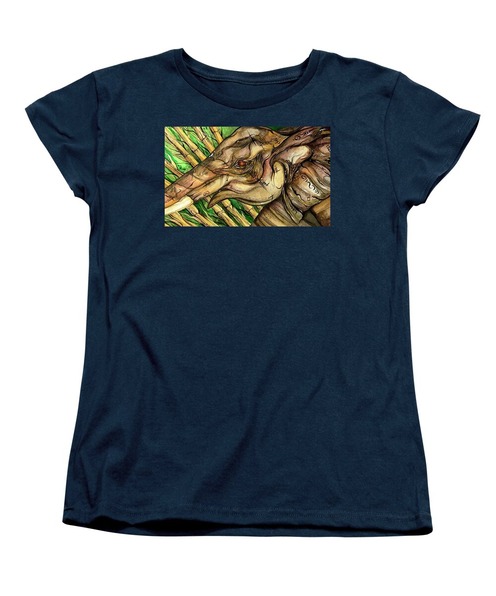 Elephant Run - Women's T-Shirt (Standard Fit)