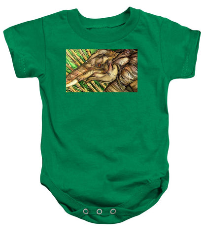 Elephant Run - Baby Onesie