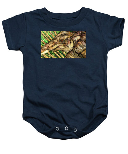 Elephant Run - Baby Onesie