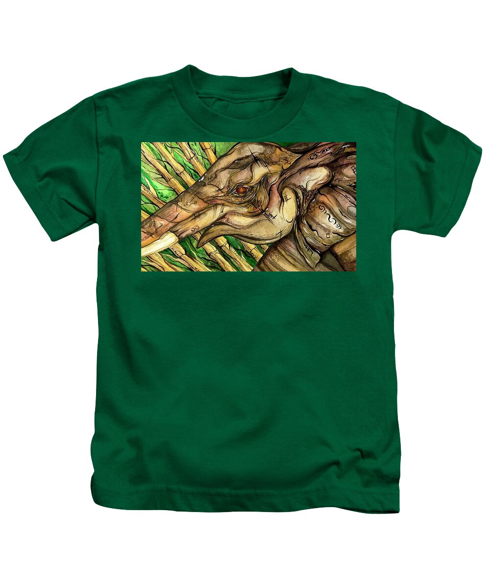 Elephant Run - Kids T-Shirt