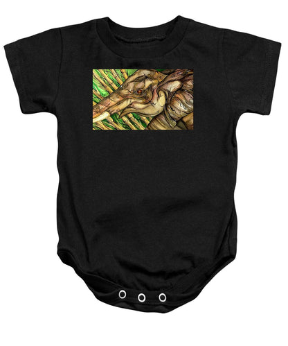 Elephant Run - Baby Onesie
