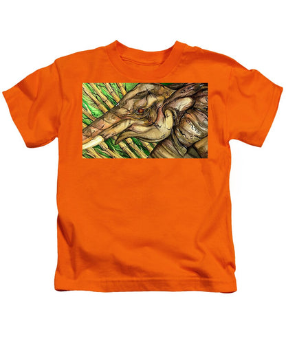 Elephant Run - Kids T-Shirt