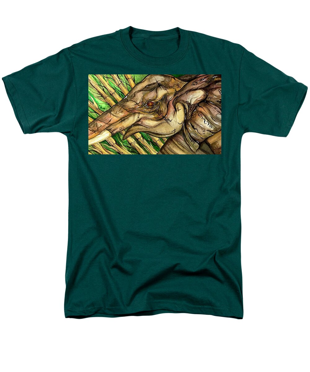 Elephant Run - Men's T-Shirt  (Regular Fit)