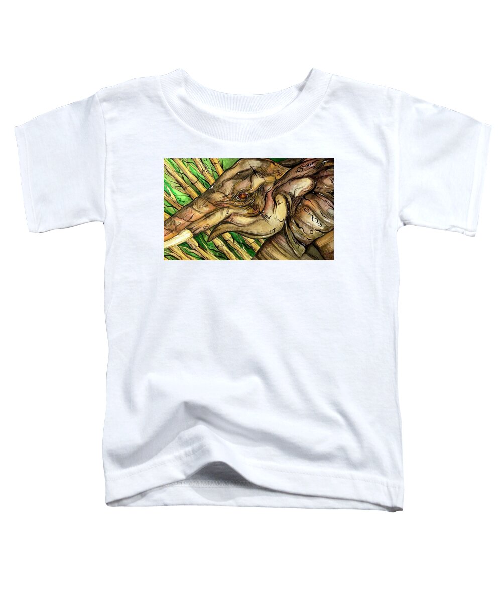 Elephant Run - Toddler T-Shirt