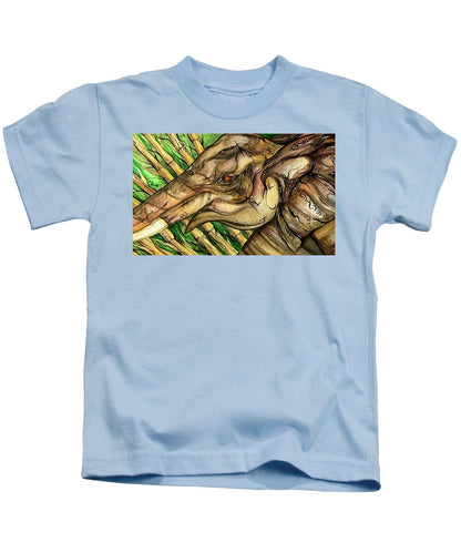 Elephant Run - Kids T-Shirt