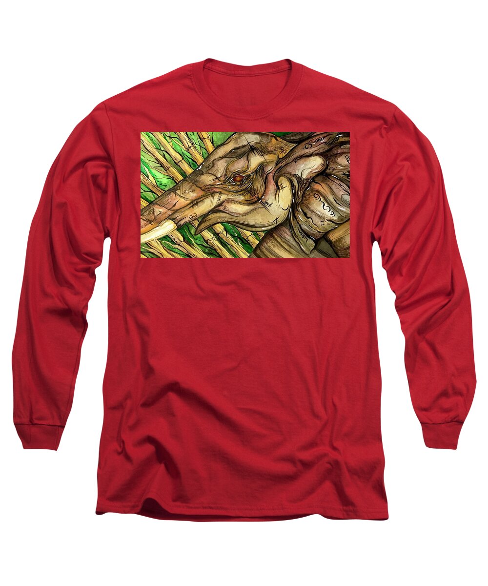Elephant Run - Long Sleeve T-Shirt