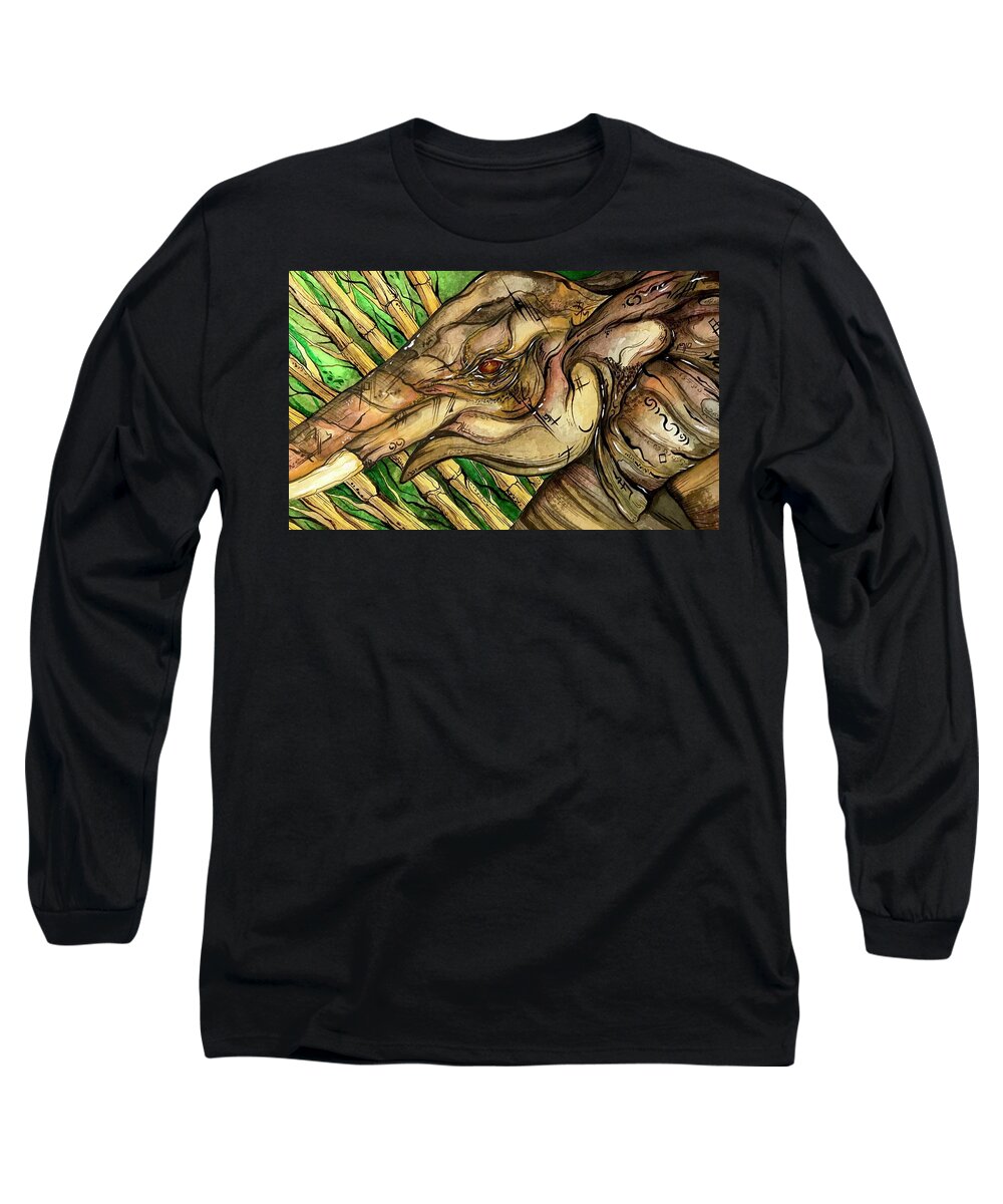Elephant Run - Long Sleeve T-Shirt