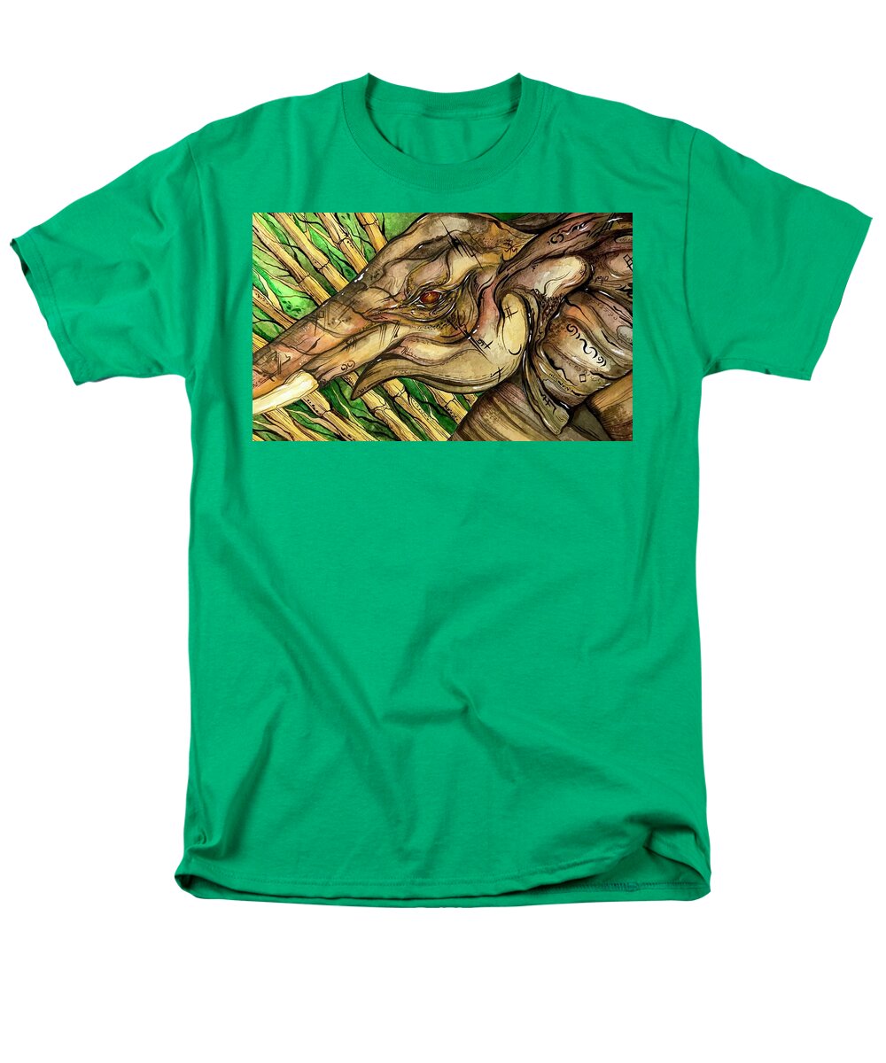 Elephant Run - Men's T-Shirt  (Regular Fit)
