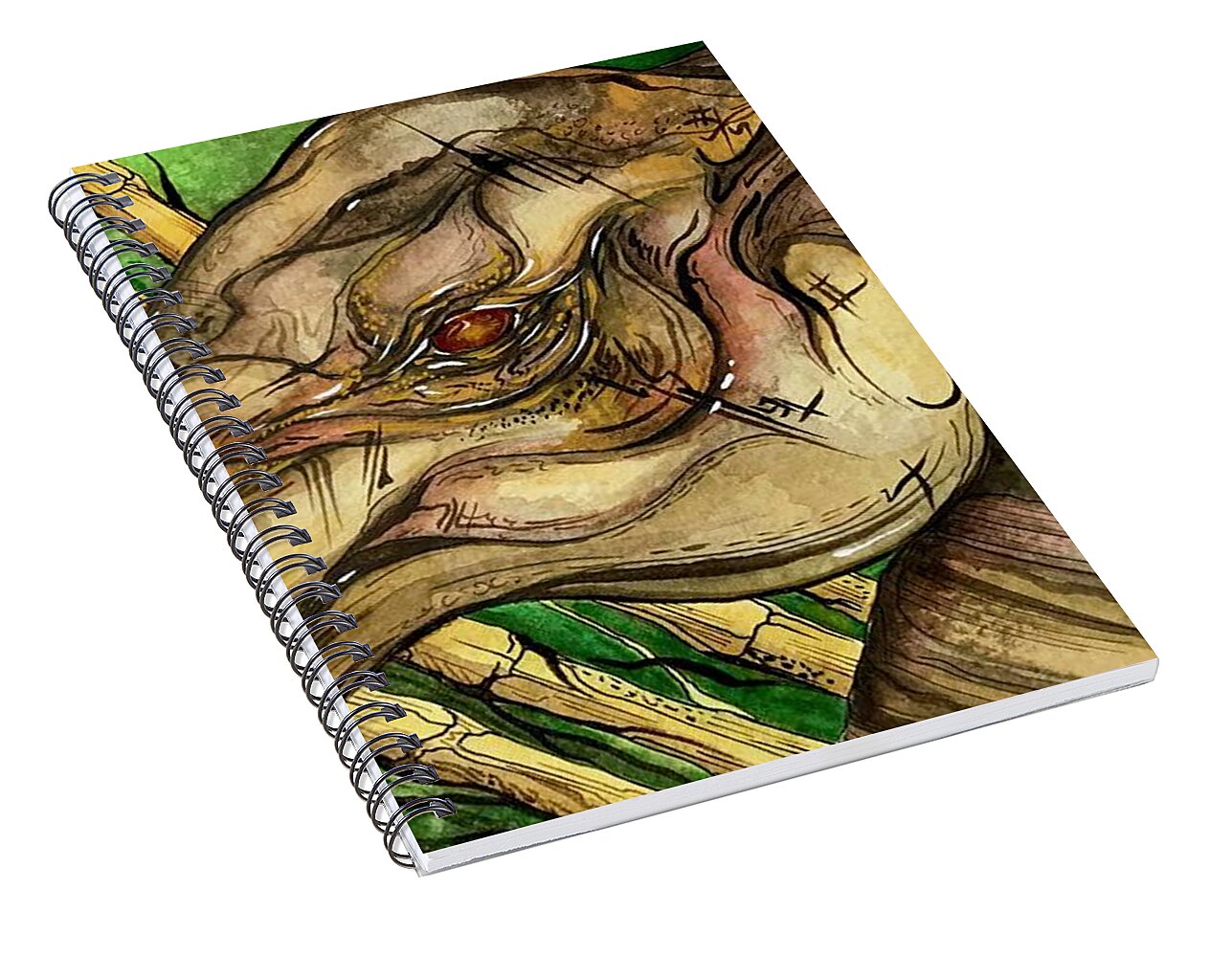 Elephant Run - Spiral Notebook