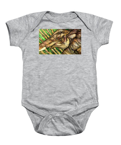Elephant Run - Baby Onesie