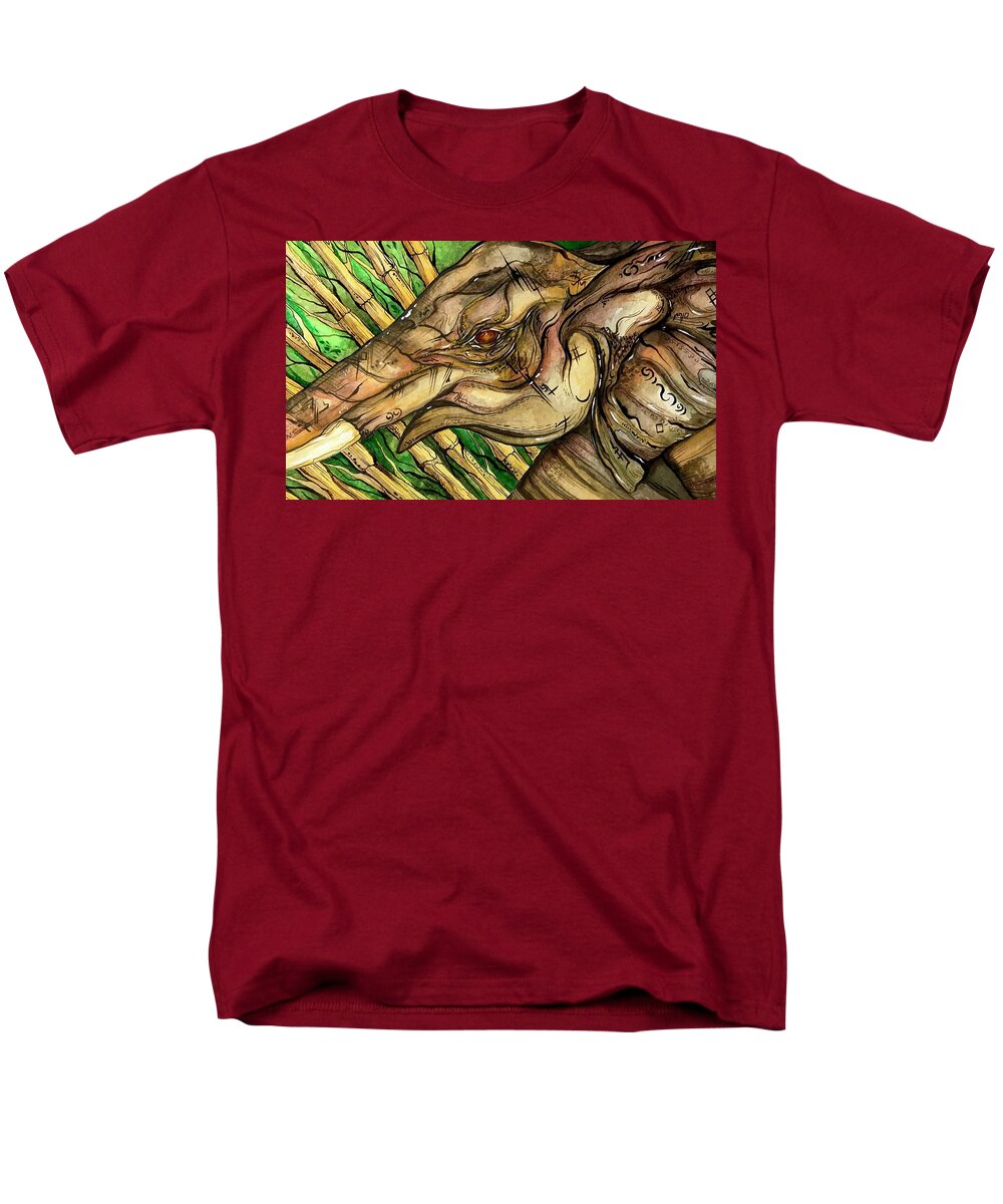 Elephant Run - Men's T-Shirt  (Regular Fit)