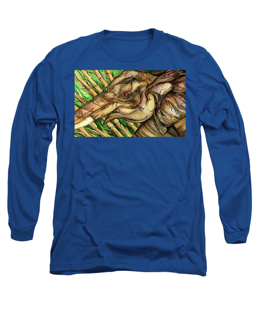 Elephant Run - Long Sleeve T-Shirt