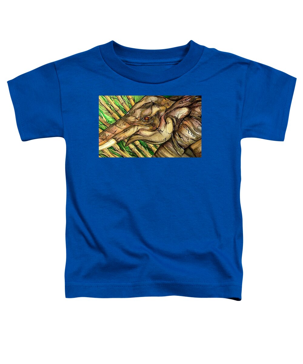 Elephant Run - Toddler T-Shirt