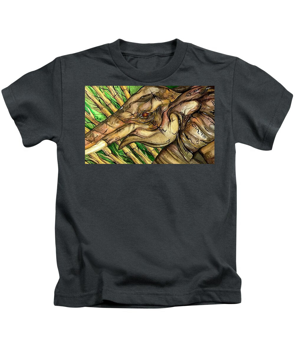 Elephant Run - Kids T-Shirt