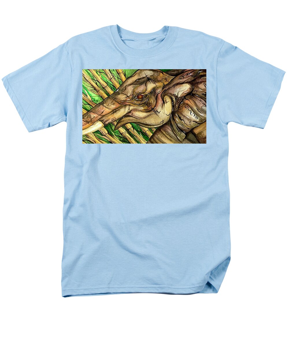 Elephant Run - Men's T-Shirt  (Regular Fit)