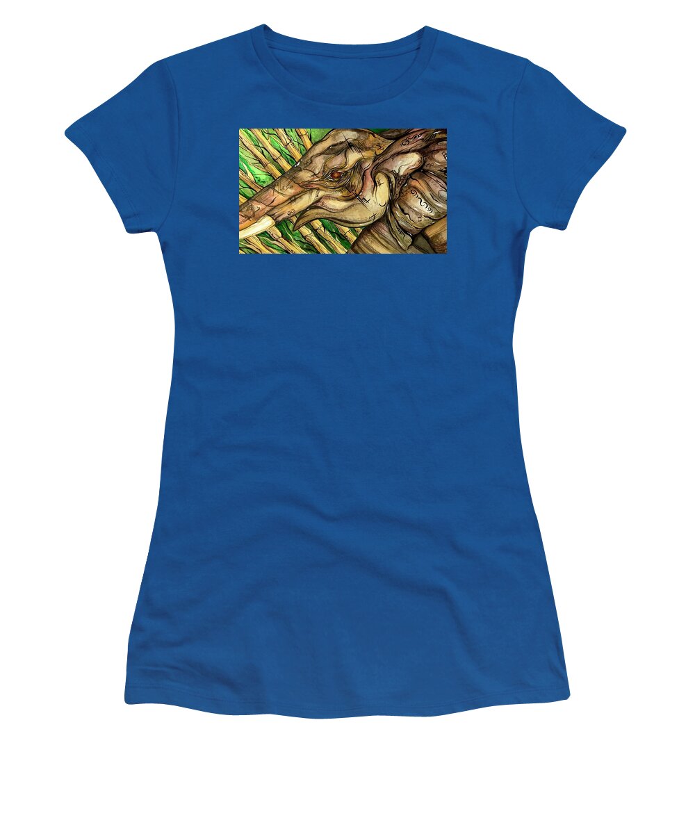Elephant Run - Women's T-Shirt