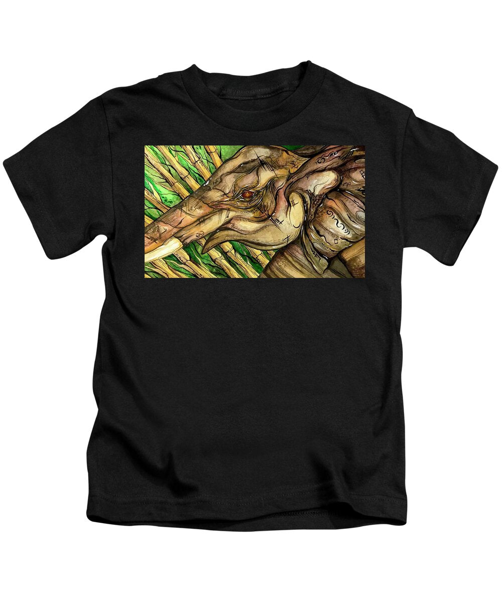 Elephant Run - Kids T-Shirt
