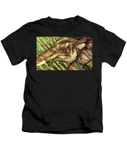 Elephant Run - Kids T-Shirt