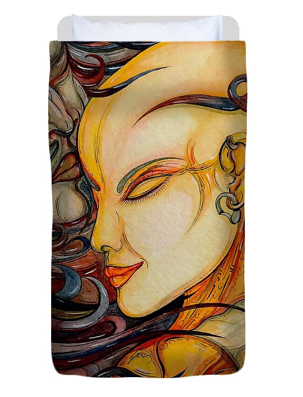 Forehead Kiss - Duvet Cover